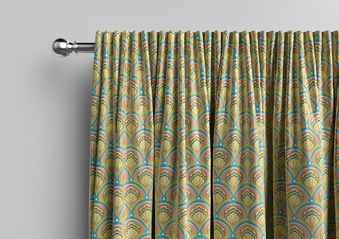 Deco Sea Shells, Peach Melba - Made To Measure Curtains - Image 10